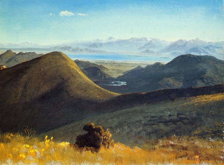 Albert Oil Painting Mono Lake, Sierra Nevada, California